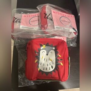 Thirty-One Littles Carry All Caddy Festive Hedgehog NWT SET OF 3!